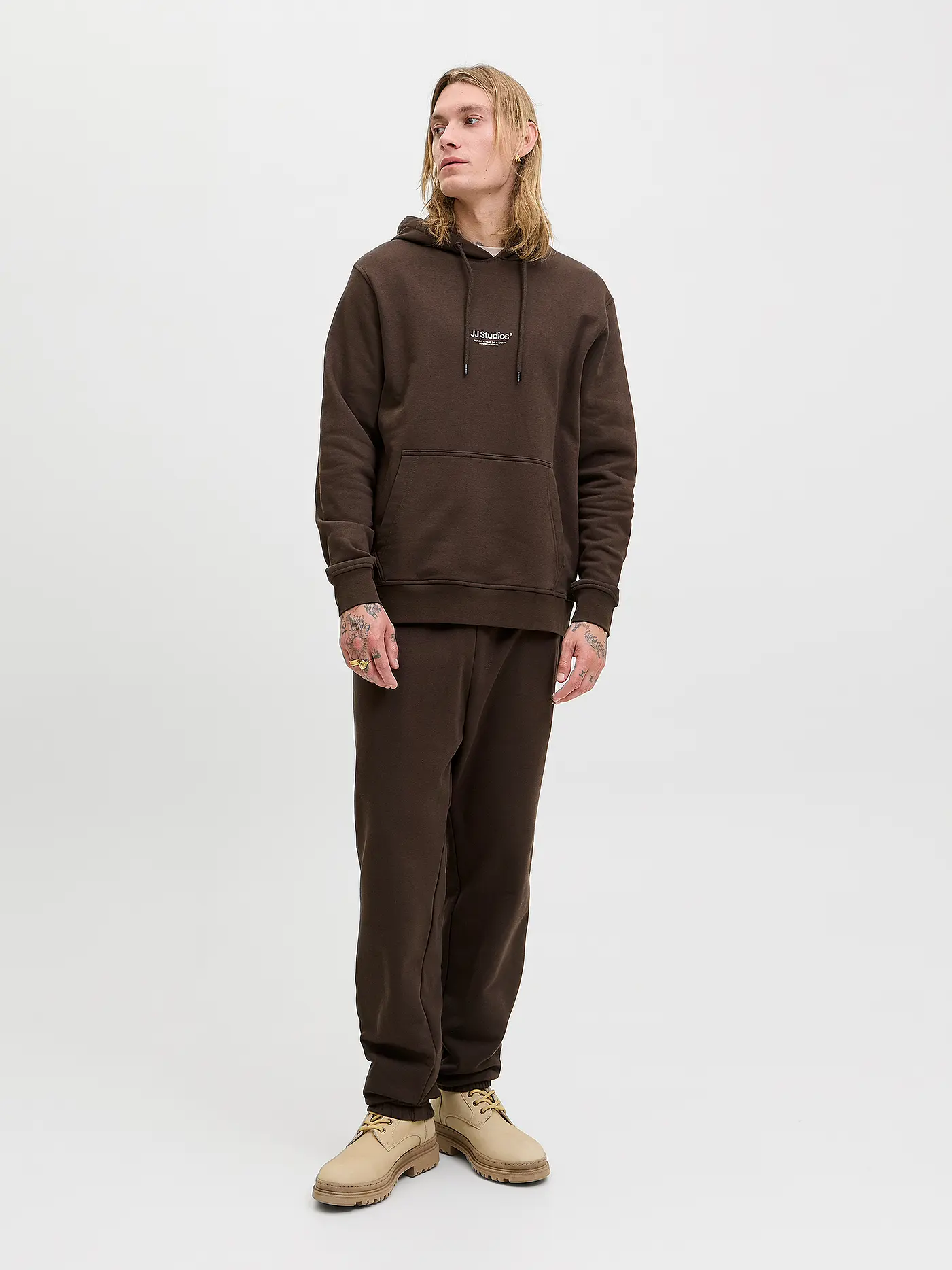JACK & JONES | Kapuzensweater - Hoodie JJESOHO | braun